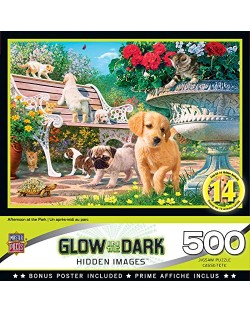Svjetleća puzzle-zagonetka Master Pieces od 500 dijelova - Popodne u parku, Steve Read  