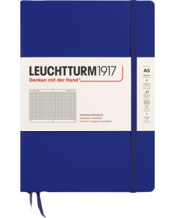 Bilježnica Leuchtturm1917 New Colours - A5, stranice na kvadratiće, Ink