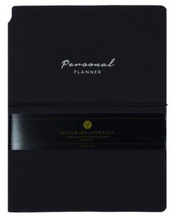 Rokovnik Victoria's Journals Kuka - Crni, plastični omot, 96 listova, A5