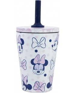 Termo čaša sa slamkom Stor Minnie Mouse - Awesome Faces, 360 ml