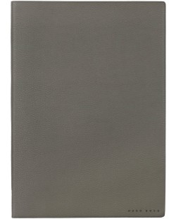 Bilježnica Hugo Boss Essential Storyline - B5, bijeli listovi, siva