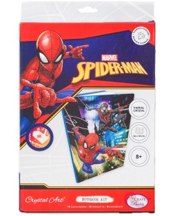 Bilježnica s dijamantnim goblenom Craft Buddy - Spiderman