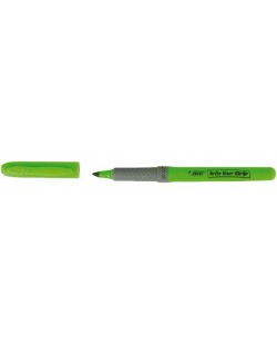 Tekst marker BIC - Brite Liner Grip, zeleni