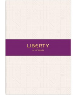 Bilježnica Liberty Tudor - A5, krem, reljefna