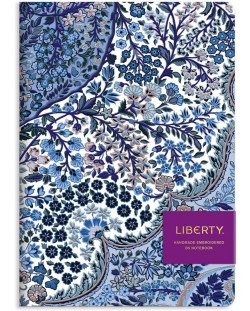 Bilježnica Liberty - Tanjore Gardens, B5, s ručnim vezom