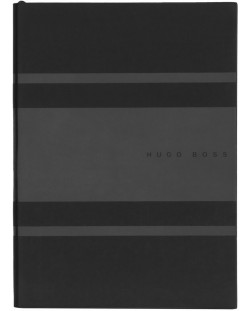 Bilježnica Hugo Boss Gear Matrix - A5, s točkicama, crn