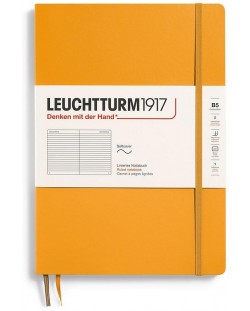 Rokovnik Leuchtturm1917 Composition - B5, narančasti, liniran, meki uvez