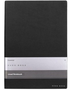 Bilježnica Hugo Boss Essential Storyline - B5, s linijama, crna