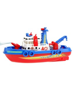 Dječja igračka Toi Toys - Čamac za spašavanje koja prska vode