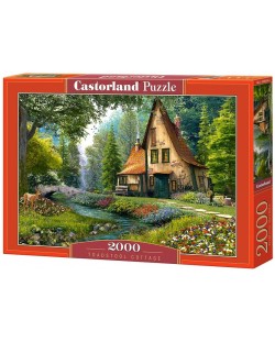 Puzzle Castorland od 2000 dijelova - Kuća u šumi, Dominic Davison