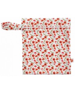 Vrećica za mokru odjeću Xkko - Red Poppies, 25 x 30 cm