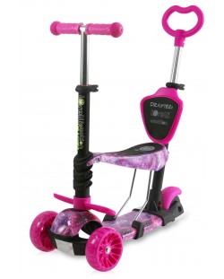 Romobil sa sjedalom Lorelli - Draxter Plus Pink Galaxy