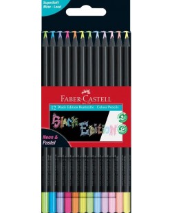 FABER-CASTELL BLACK EDITION OLOVKE 12 BOJA NEON I PASTEL