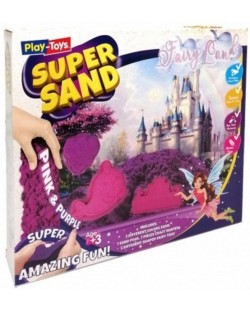 Kreativni set kinetičkog pijeska PlayToys - Fairy Land