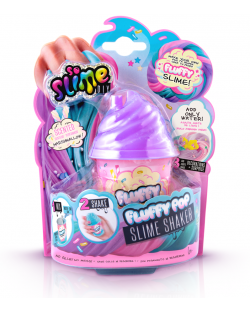 Kreativni set Canal Toys - So Slime, Fluffy Slime Shaker, ljubičasti
