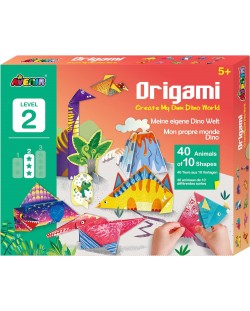 Kreativni set Avenir - Uradi sam origami, dinosauri