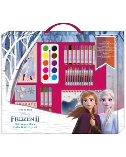 Kreativni set MC Toys - Frozen, u aktovci, 35 komada