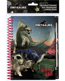 Kreativna bilježnica Derform Dinosaur 17