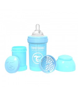 Dječja bočica protiv grčeva Twistshake Anti-Colic Pastel - Plava, 180 ml