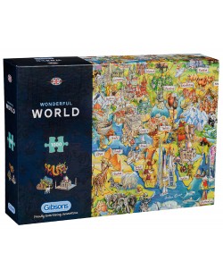 Puzzle Gibsons od 1000 dijelova - Prekrasan svijet, Maria Rabinky