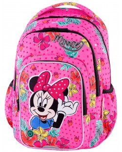 Školski svjetleći LED ruksak Cool Pack Spark L - Minnie Mouse Tropical