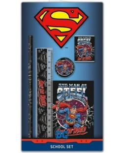Školski set Graffiti Superman - crni