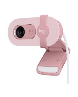 Web kamera Logitech - Brio 100, 1080p, ružičasta