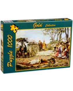Slagalica Gold Puzzle od 1000 dijelova - Krotitelj lavova