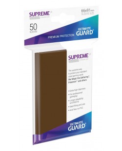 Štitnici Ultimate Guard Supreme UX Sleeves - Standard Size - Smeđo (50 kom.)