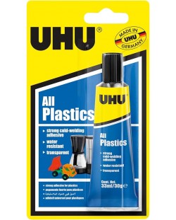 Ljepilo za plastiku UHU - 30 ml, prozirno