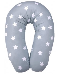 Jastuk za dojenje Lorelli - Zvijezde, 190 cm, Blue Grey Mist
