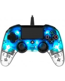 Kontroler Nacon za PS4 - Wired Illuminated, crystal blue