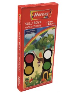 Vodene boje Heroes - 12 boja