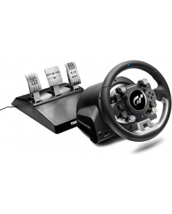 Volan s pedalima Thrustmaster - T-GT II EU, za PC/PS5/PS4, crni