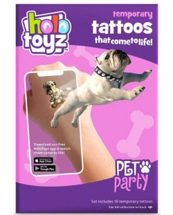 Privremene tetovaže HoloToyz Augmented Reality – Kućni ljubimci