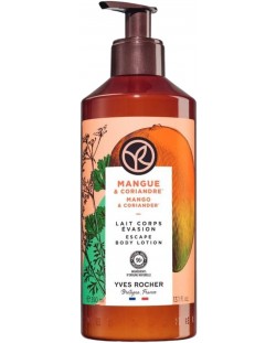 Yves Rocher Bain Nature Mlijeko za tijelo, mango i korijander, 390 ml