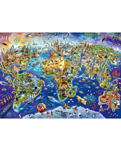 Puzzle Schmidt od 1000 dijelova - Upoznaj svijet - 2