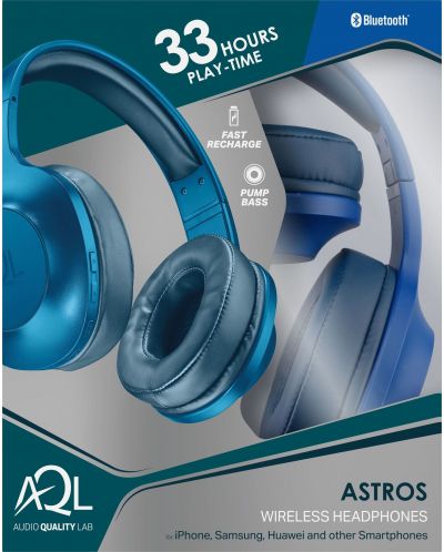 Bežične slušalice AQL - Astros, plave - 3