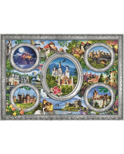 Puzzle Trefl od 1000 dijelova - Dvorci diljem svijeta - 2