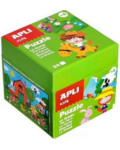 Dječja slagalica APLI Kids od 24 dijela – Farma - 1