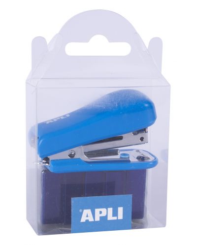 Plava mini klamerica APLI - S 2000 komada, Plave spajalice - 1