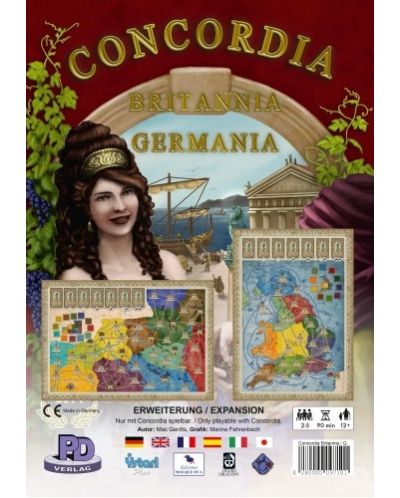 Proširenje za društvenu igru Concordia: Britannia & Germania - 1