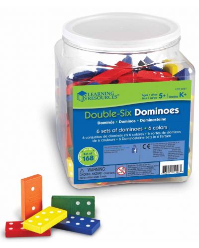 Dječja igra Learning Resources – Gigantski domino - 1