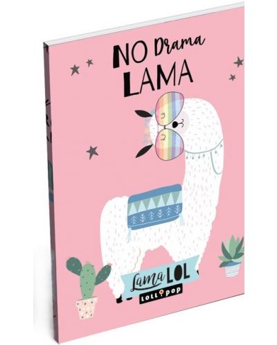 Bilježnica Lizzy Card- Lama LOL, A7 format - 1