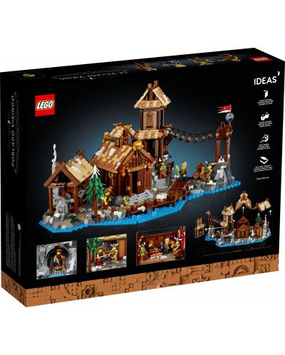 Konstruktor LEGO Ideas - Vikinško naselje (21343) - 2