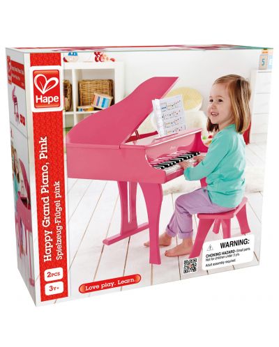 Dječji glazbeni instrument Hape - Klavir, roze - 5