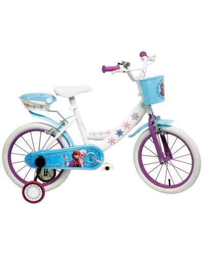 Dječji bicikl s pomoćnim kotačima Mondo - Snježno kraljevstvo, 14 inča - 1