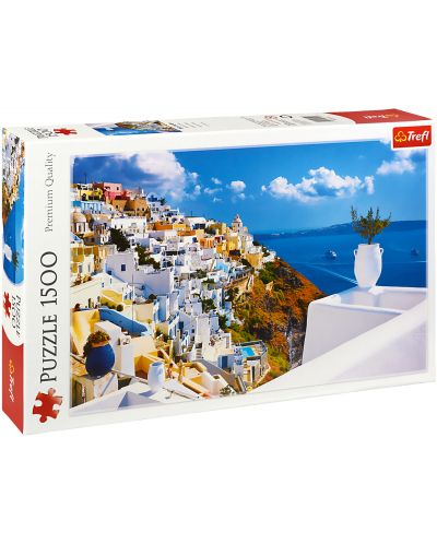 Puzzle Trefl od 1500 dijelova - Santorini, Grčka - 1