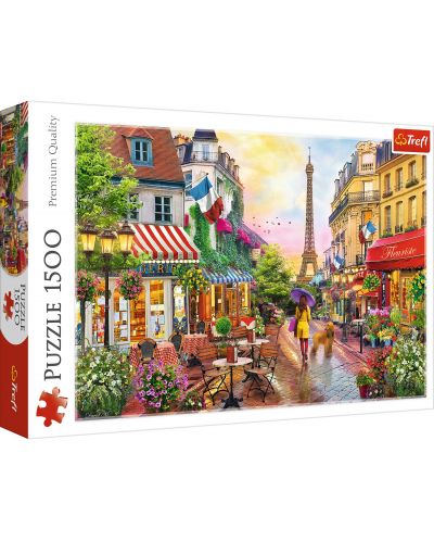 Puzzle Trefl od 1500 dijelova - Šarm Pariza, David Maclean - 1