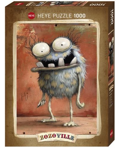 Puzzle Heye od 1000 dijelova - Monsta Hi!, Johan Pottma - 1